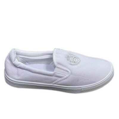 ASIA - Giày Bata vải Nữ (Không Cột dây) màu trắng - size 35